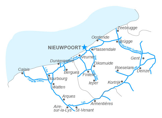 TERRAMARIN Hausbootreisen Belgien Flandern